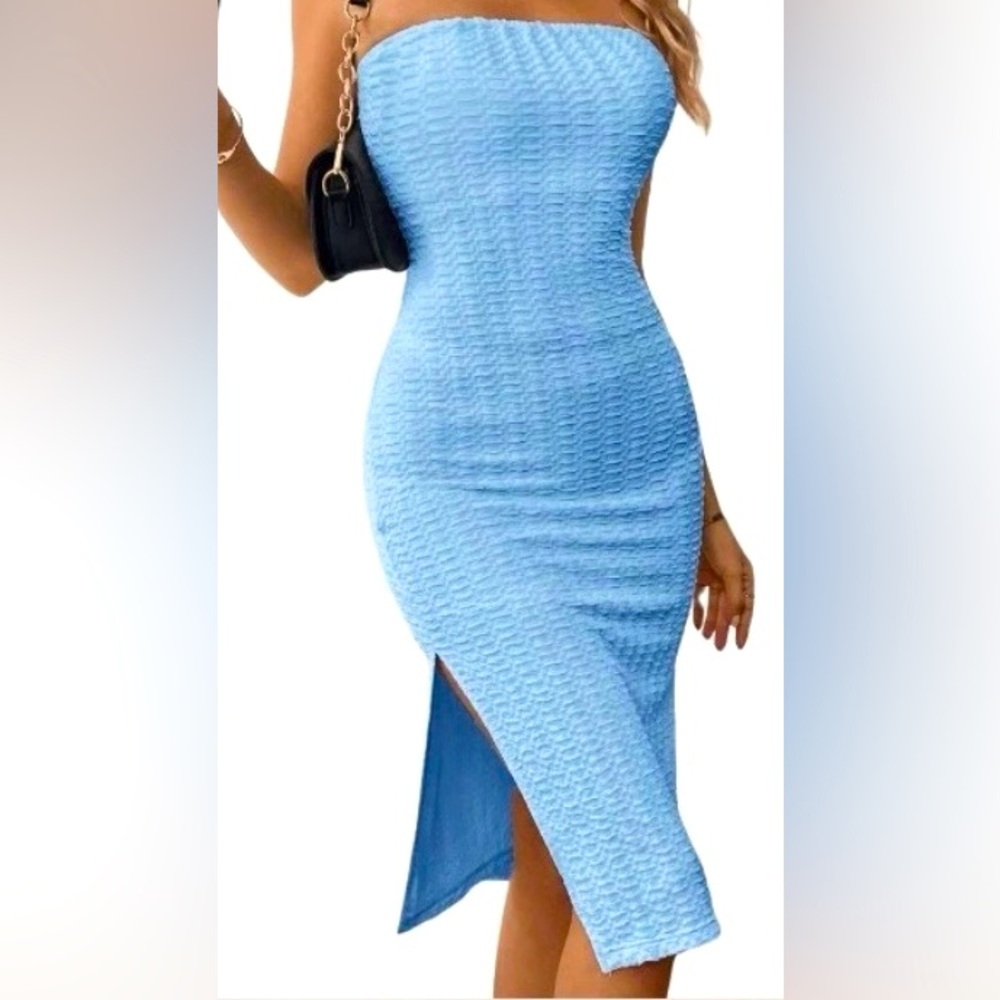 Light blue, xs sleeveless dress